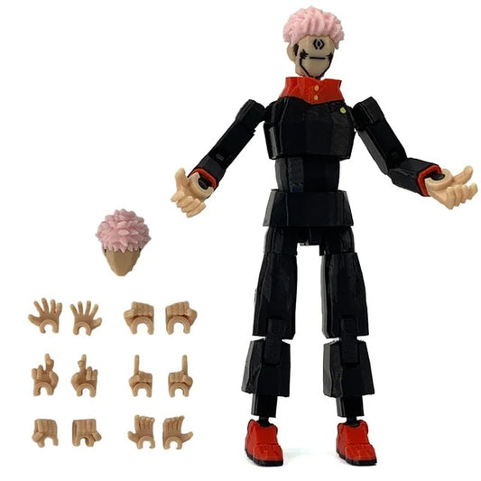 3D Printed Jujutsu Kaisen Ryomen Sukuna Anime Multi-Jointed Shapeshift Toys