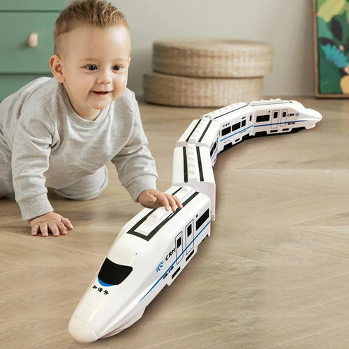 Kids DIY Simulation High Speed Train Toy