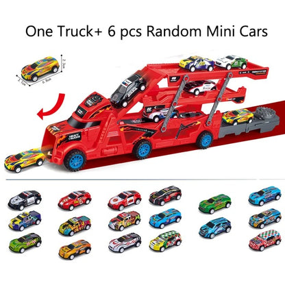 Large Kid Truck Deformation Transporter Car Toys