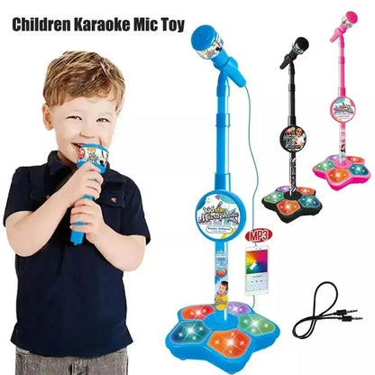 Kids Microphone with Stand Music Instrument Toys