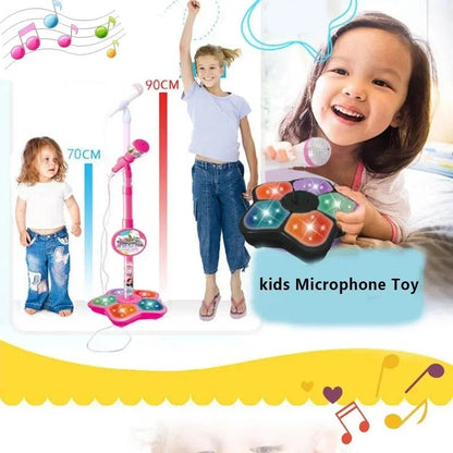 Kids Microphone with Stand Music Instrument Toys