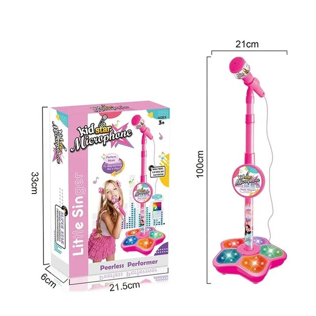 Kids Microphone with Stand Music Instrument Toys