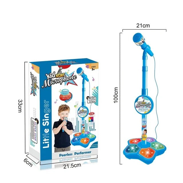 Kids Microphone with Stand Music Instrument Toys