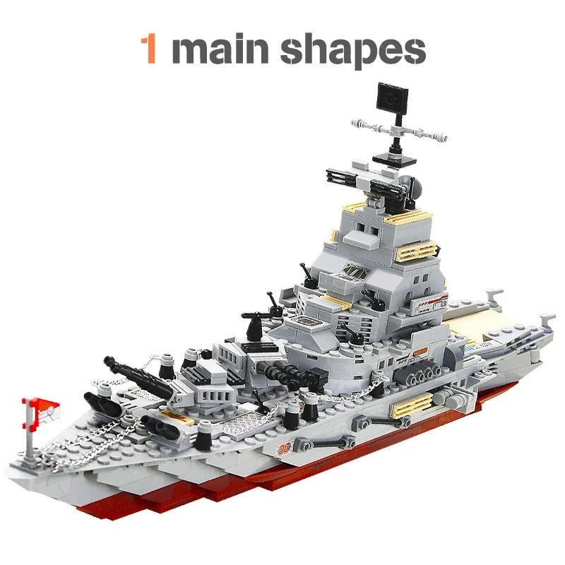 Navy War Chariot Ship Toys